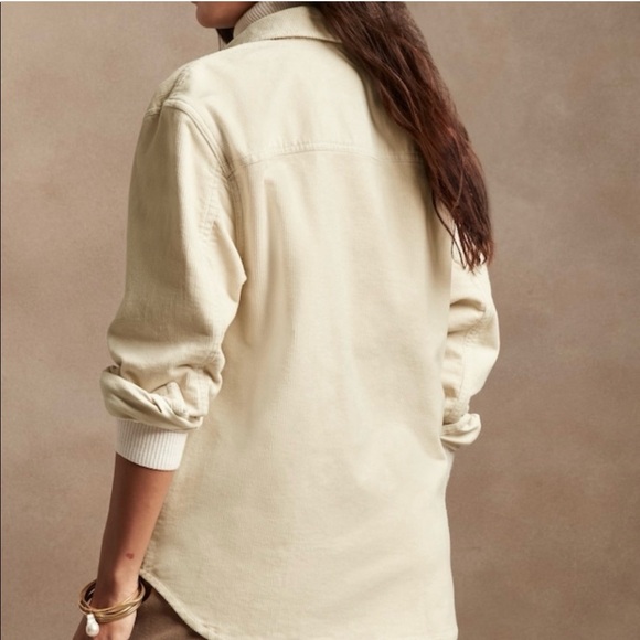 Banana Republic sz M Tall Corduroy Shacket - Picture 3 of 9